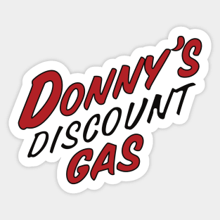 Donny's Discount Gas Sticker
